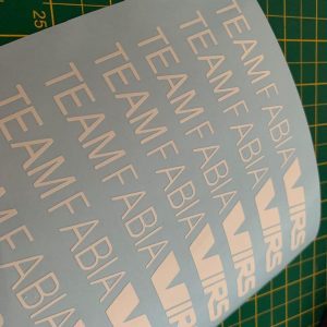 TeamFabiaVRS Custom Vinyl Windows Sticker Decal