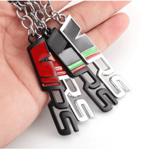Metal VRS Logo Keyring Skoda Fabia Octavia TeamFabiaVRS