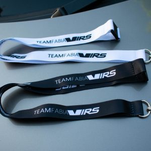 Official TeamFabiaVRS Logo Lanyard Keychain