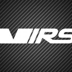 2 x VRS Logo Skoda Fabia Octavia Vinyl Sticker Transfer Decal Car Automotive